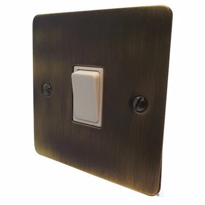 Flat Antique Brass Intermediate Light Switch